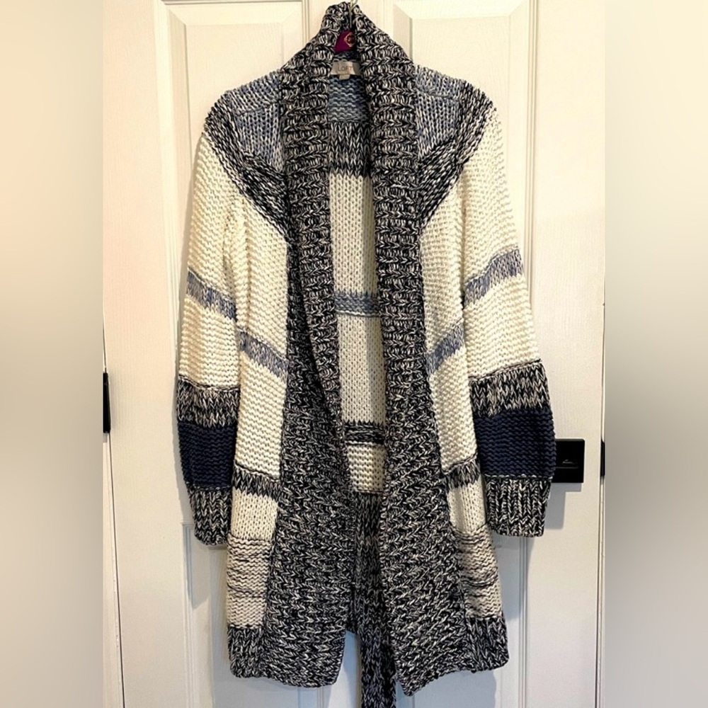 LOFT
Ann Taylor Loft Women's Long Line Open Cardigan/Cozy Sweater